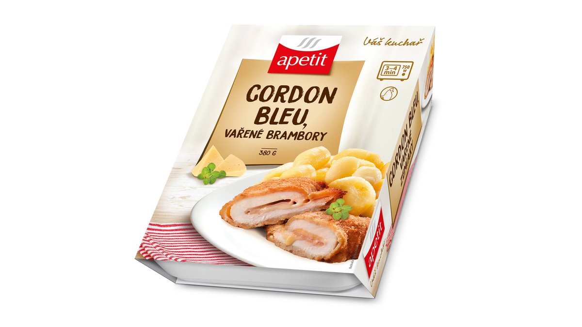 Cordon bleu s varenými zemiakmi 380g