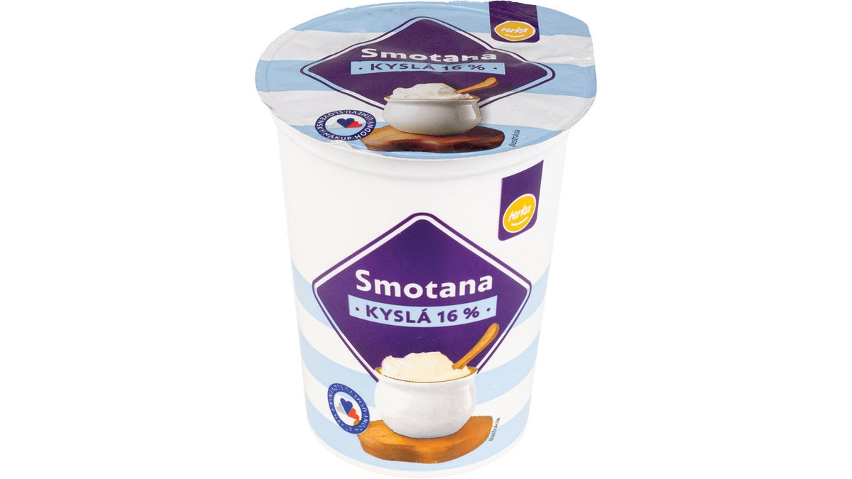 TERKA Smotana kyslá 16% 200g