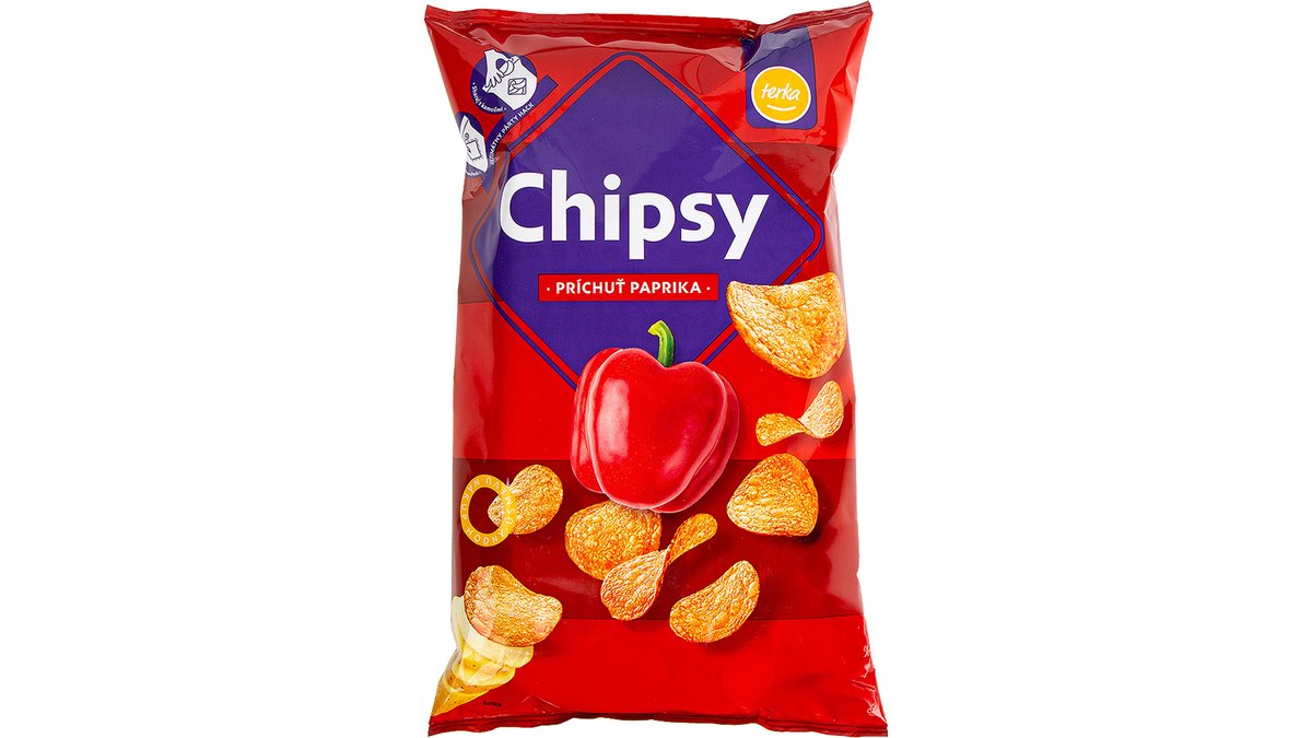 TERKA Chipsy paprikové 150g