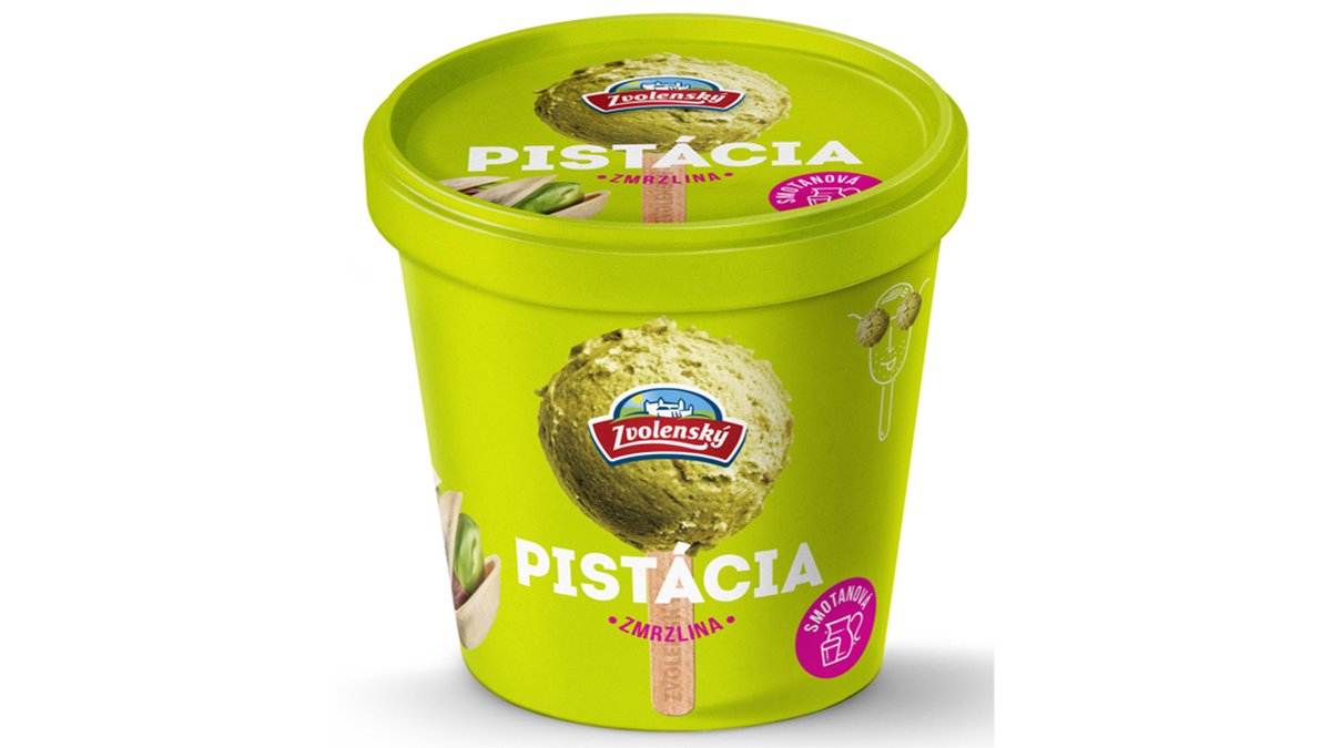 ZVOLENSKÝ Smotanová zmrzlina pistácia 420ml