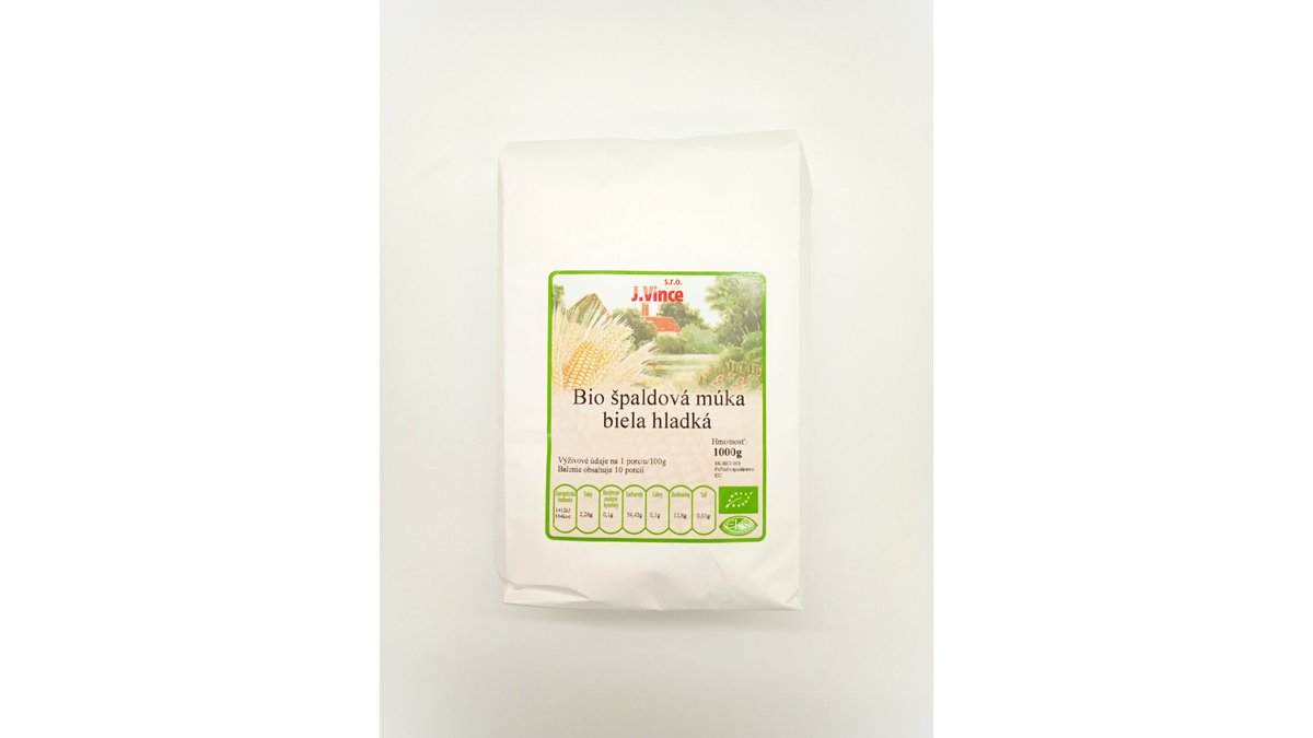 BIO VINCE Špaldová múka biela hladká 1kg