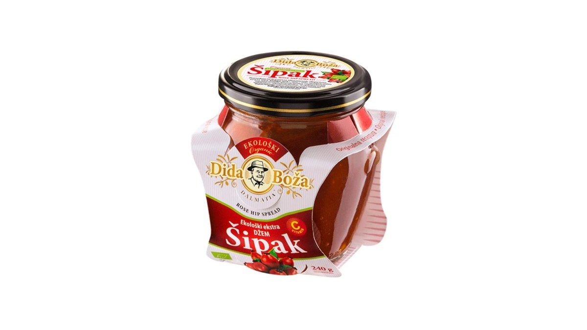 BIO Šípkový džem 240g
