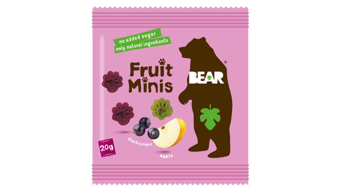 BEAR Jablkovo-ríbezľové ovocné minis 20g