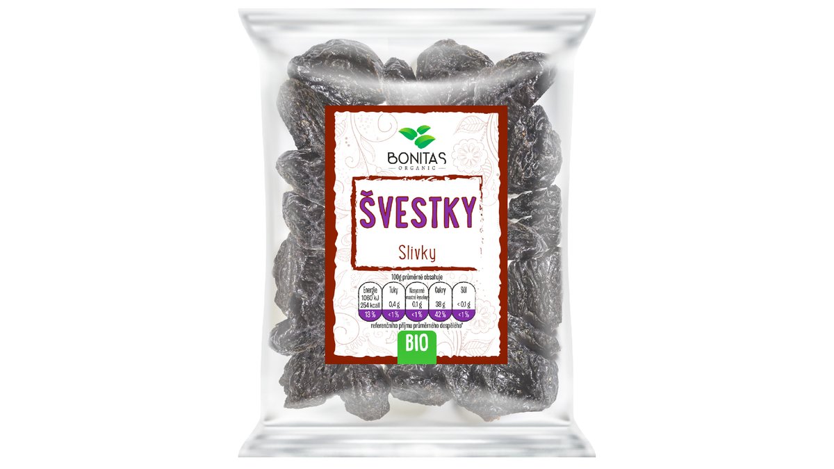 BIO BONITAS Slivky sušené 100g