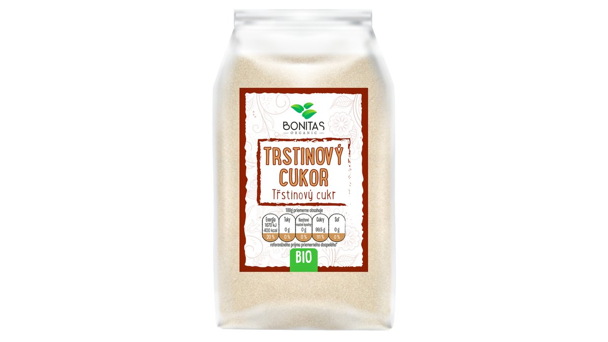 BIO BONITAS Trstinový cukor 500g