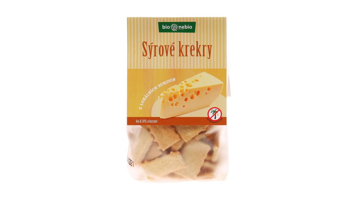 BIO NEBIO Sýrové krekry 130g