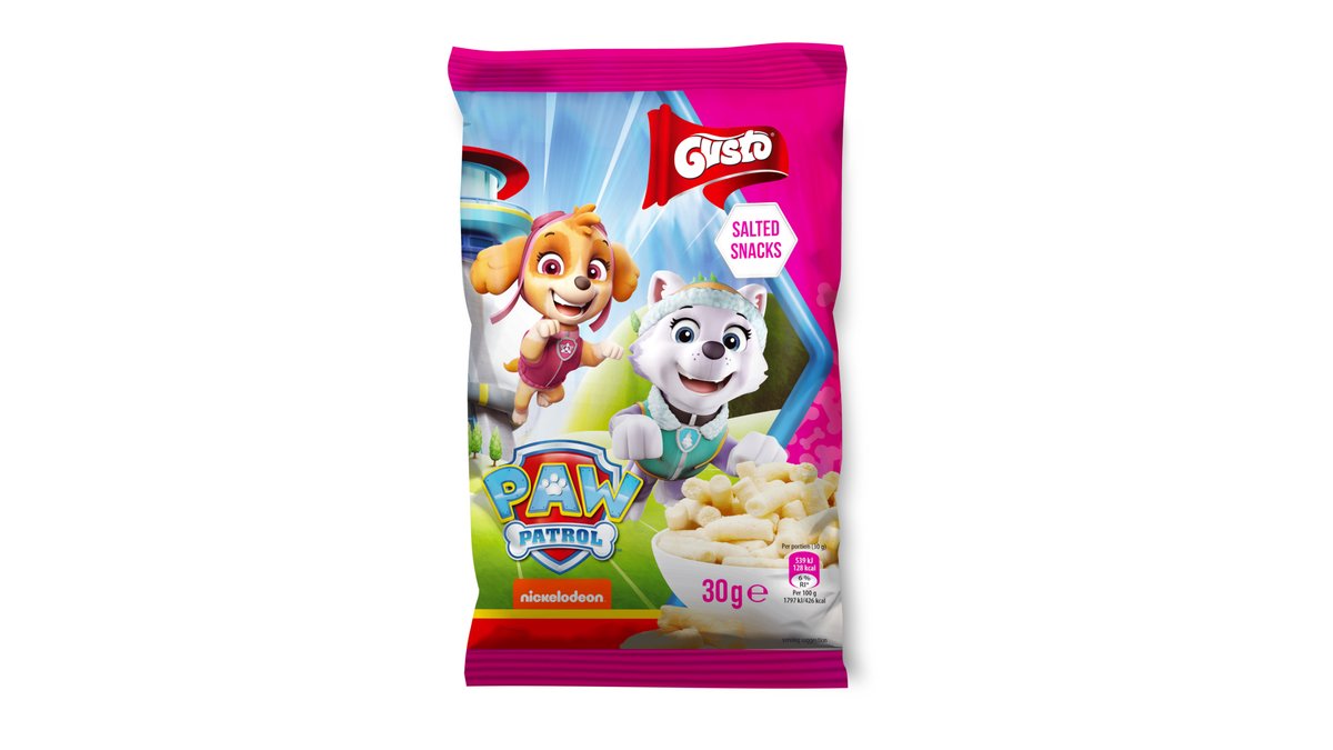 Gusto chrumky PAW PATROL 30g (ružový obal)