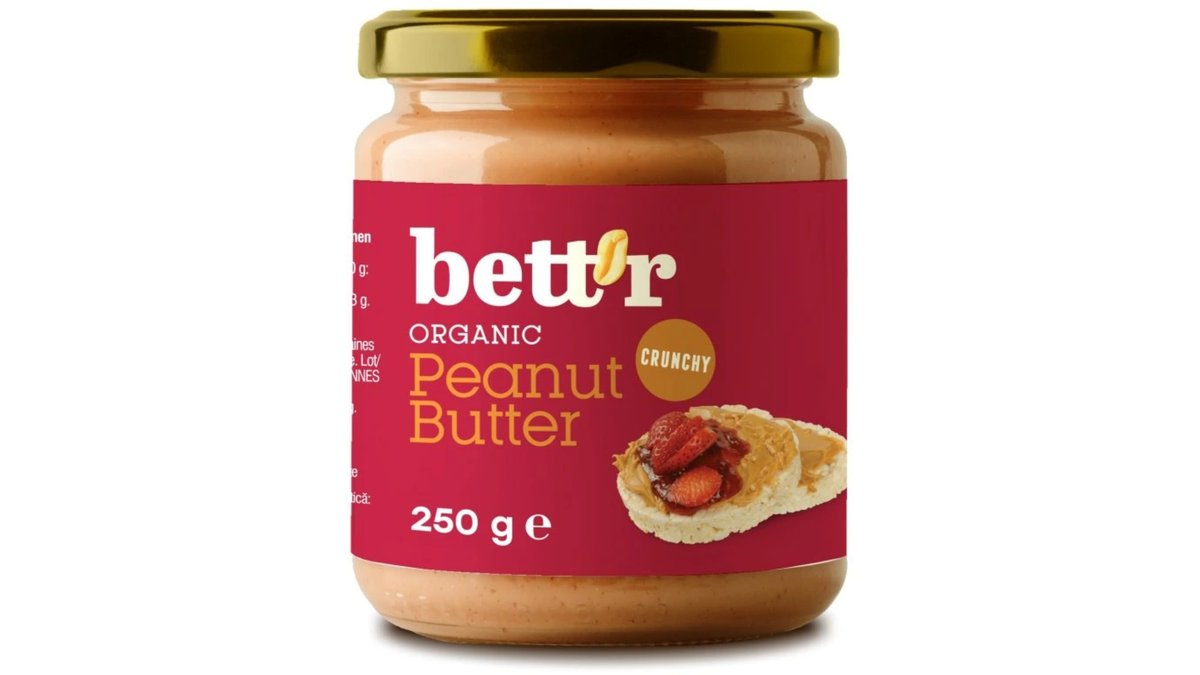 BIO Bettŕ arašidové maslo chrumkavé 250g