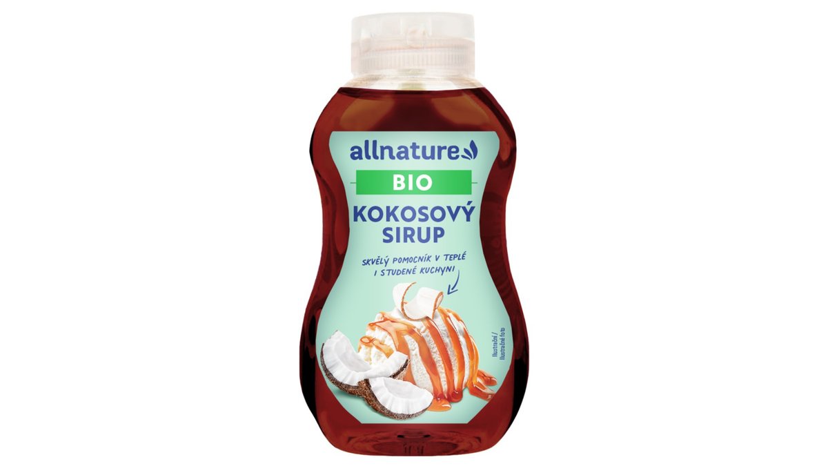 BIO Allnature Kokosový sirup 250 ml