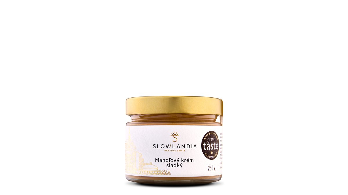 SLOWLANDIA Mandľový krém sladký 250g