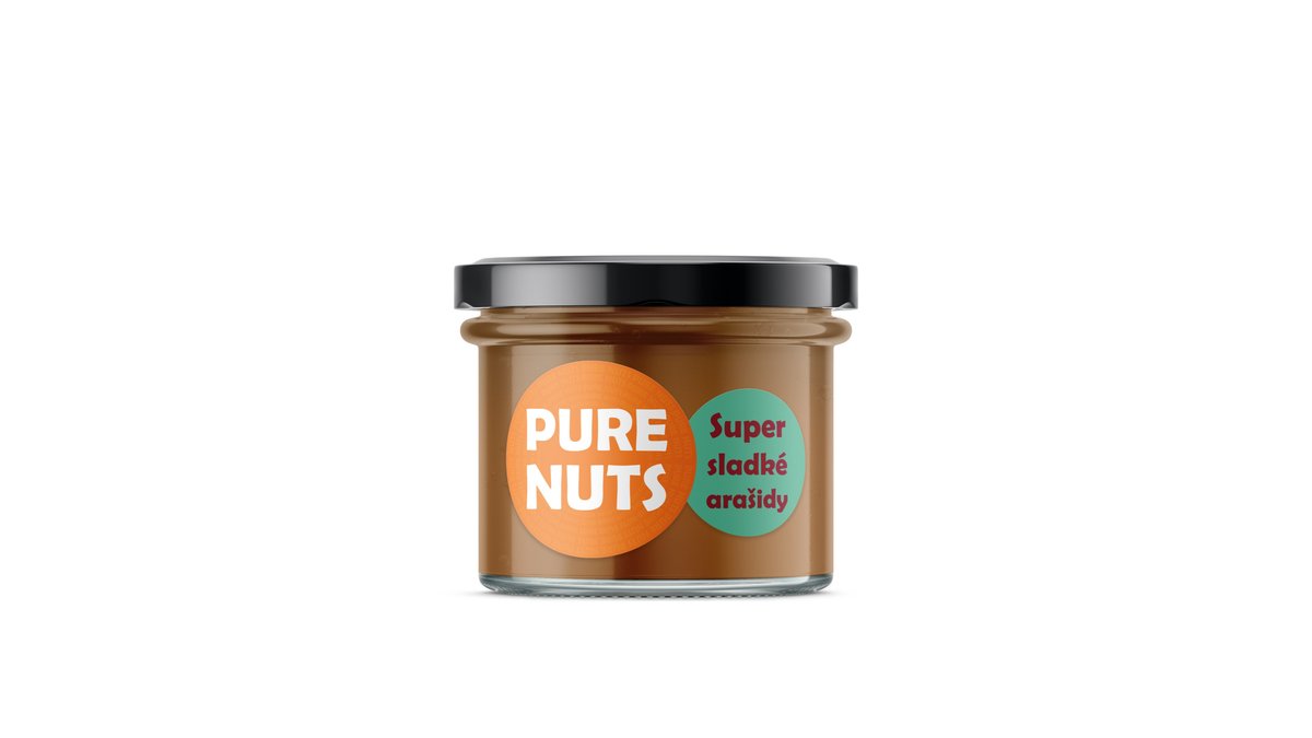 *PURE NUTS nátierka Super sladké arašidy 200g