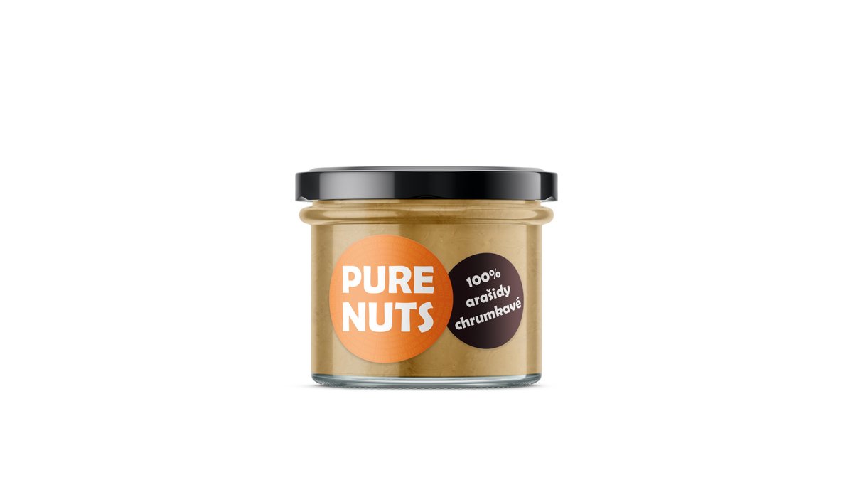 *PURE NUTS nátierka Arašidy chrumkavé 100% 200g