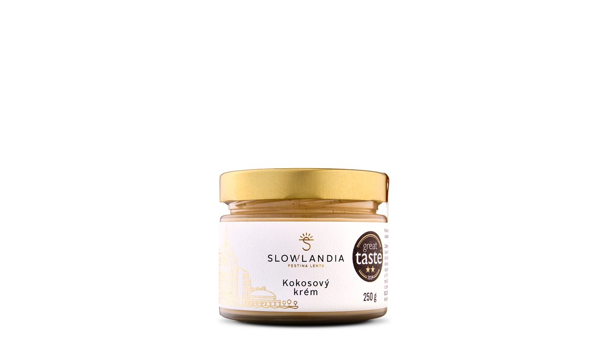 SLOWLANDIA kokosový krém 250g