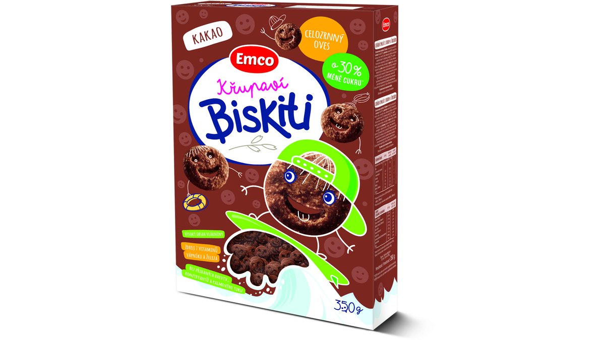 Biskiti chrumkaví kakao 350g