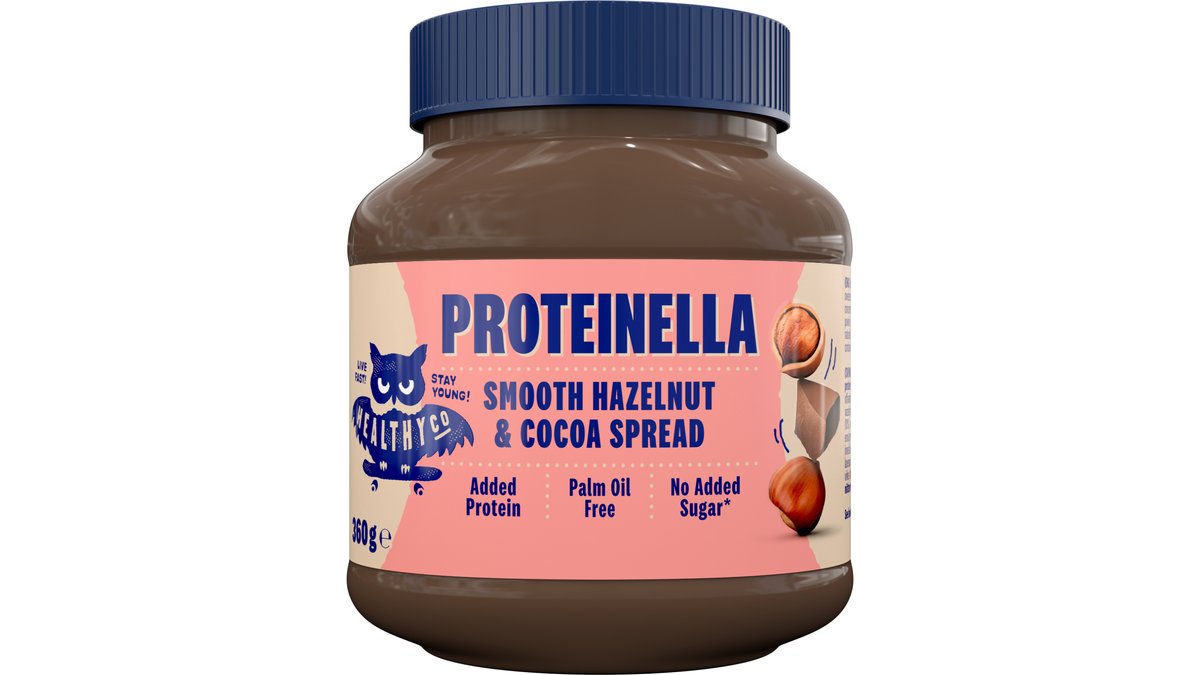 HealthyCo Proteinella nátierka čokoláda/lieskový oriešok 360g
