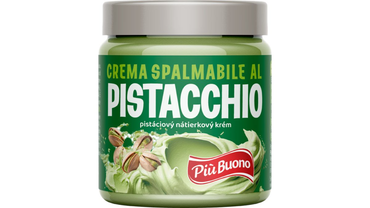 PIU BUONO nátierka PISTÁCIOVÁ 200g