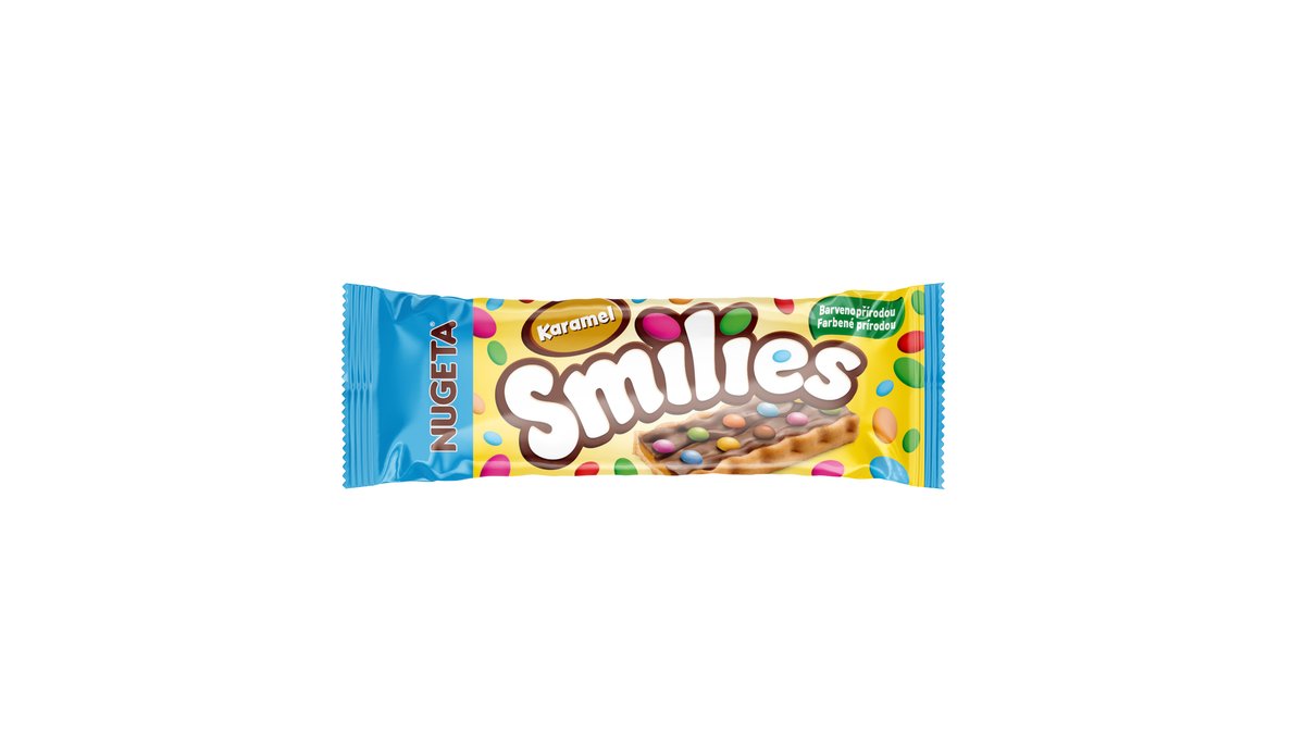 Chocoland Smilies sušienka s karamel. krémom 27g