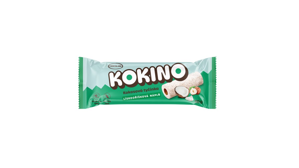 Chocoland KOKINO tyčinka s lieskovou náplňou 50g