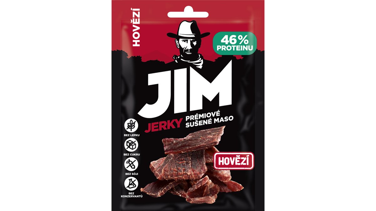 JIM JERKY hovädzie 23 g