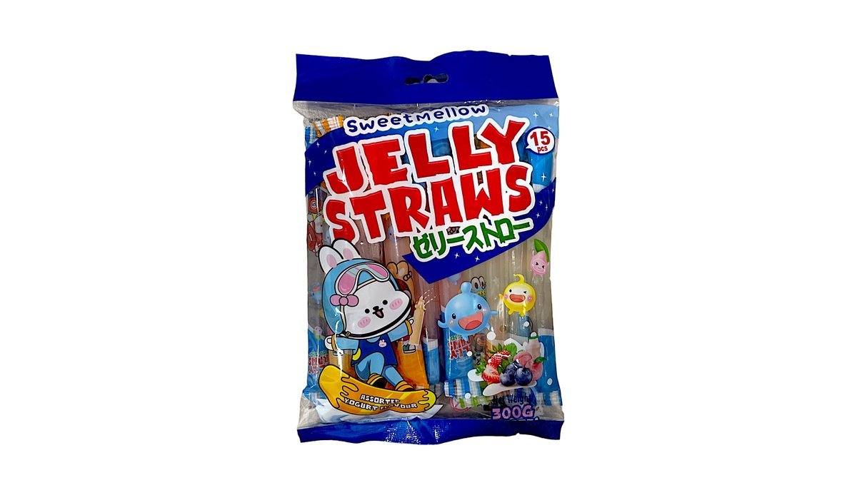 SM Jogurtové želé slamky 15ks