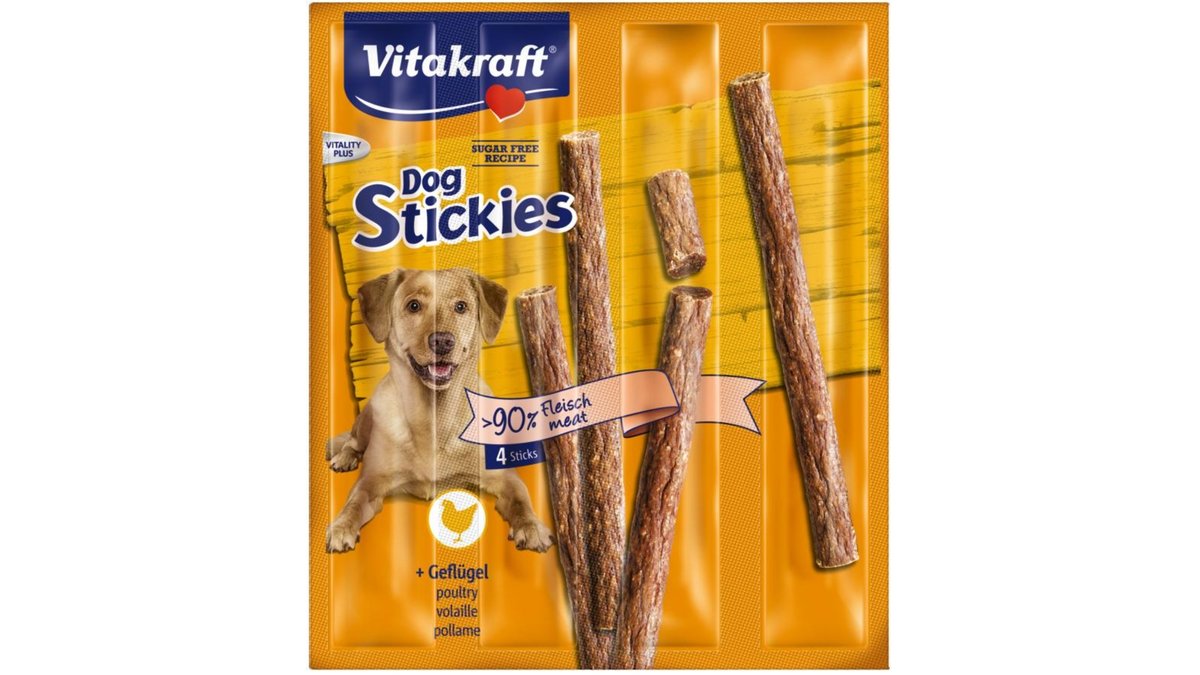 DOG Stickies tyčinky poch. pre psa - hyd / 4x11g