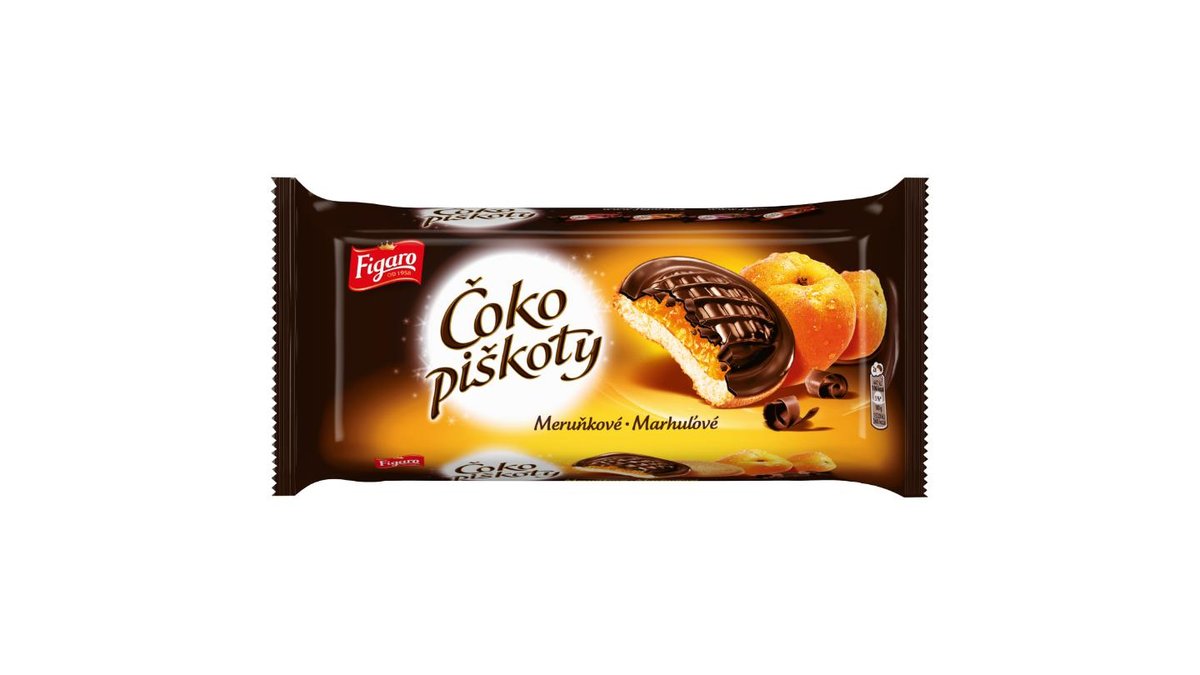 Figaro Čoko piškoty Meruňkové 147g