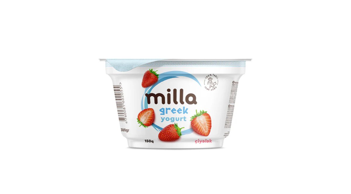 Milla Yunan Yoqurt Çiyələk 150 qr