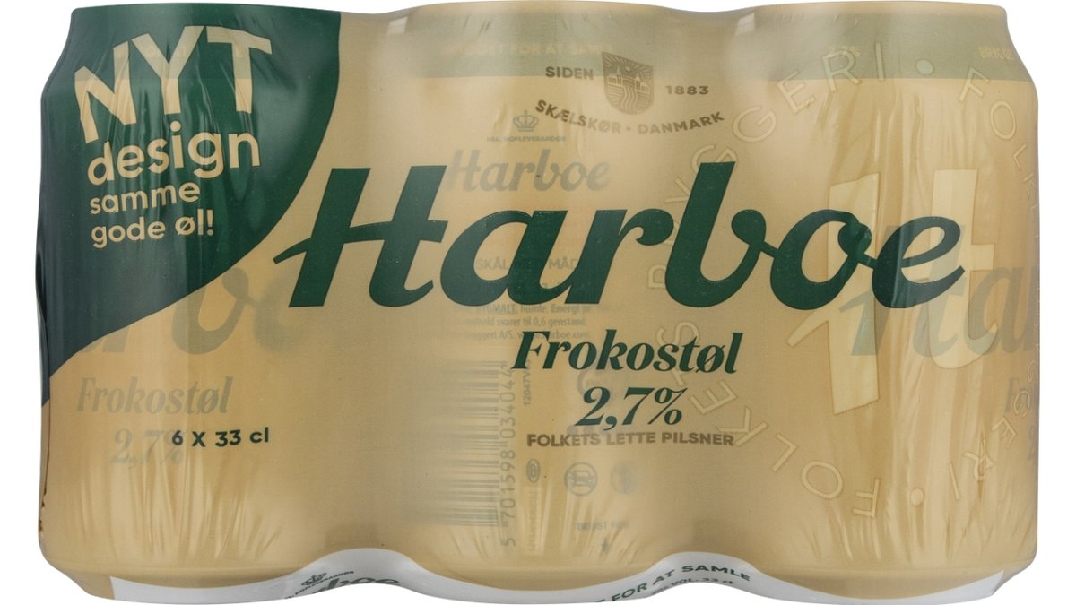 Harboe Frokostøl 6 X 33 Cl