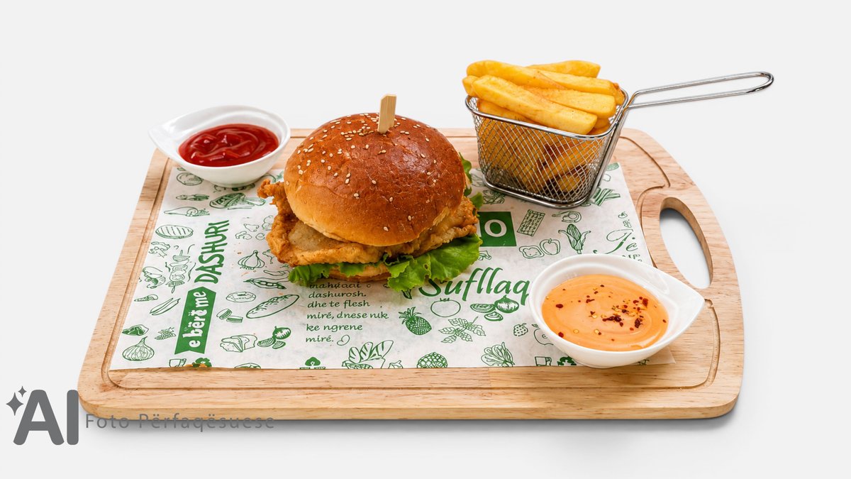 Fried Fish Burger