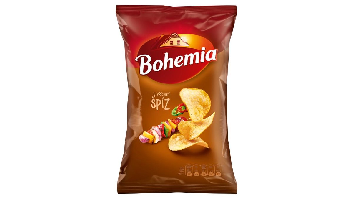Bohemia Chips s příchutí špíz 130g