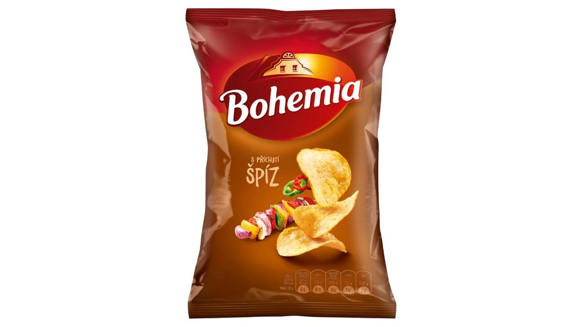 Bohemia Chips s příchutí špíz 60g