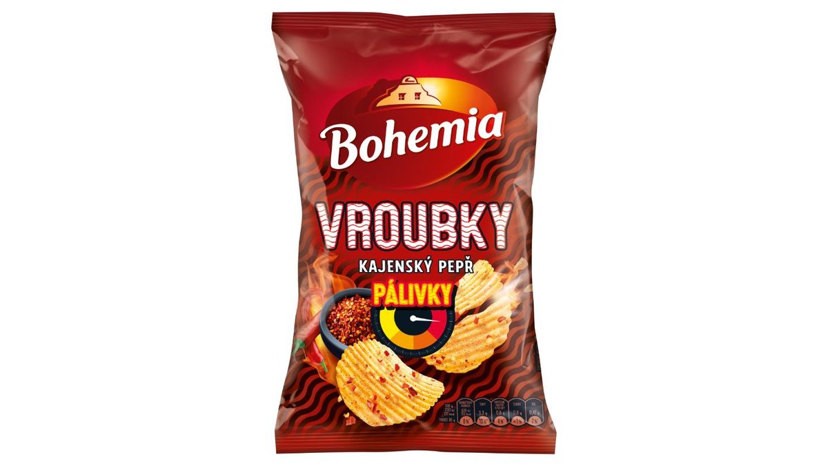 BOHEMIA VROUBKY PÁLIVKY KAJENSKÝ PEPŘ 120 G