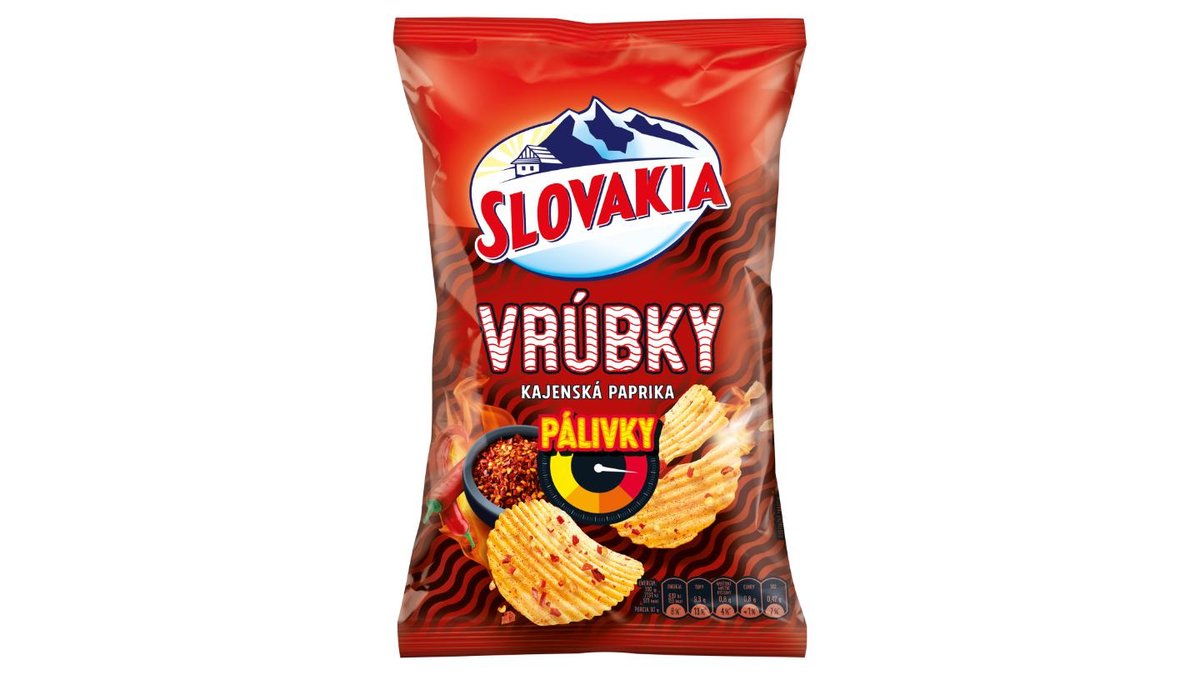 Slovakia Vrúbky pálivky kajenská paprika 120 g