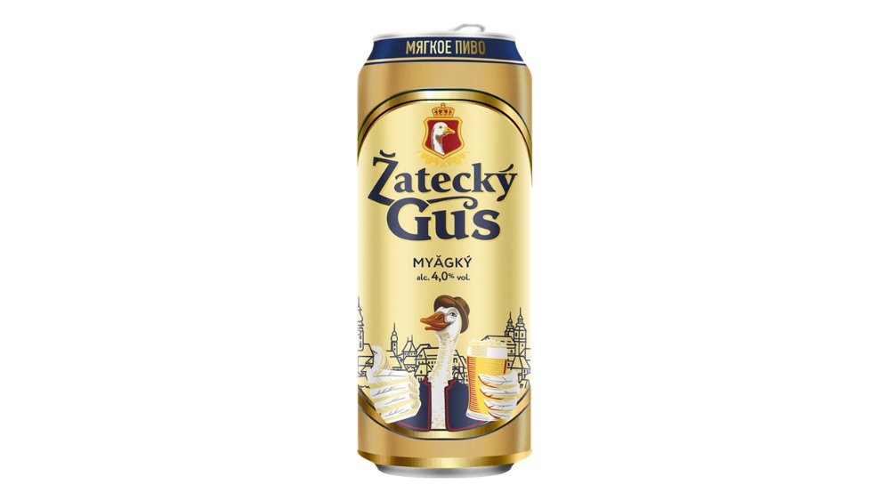 Пиво Zatecky Gus мягкое светлое 0,43 л
