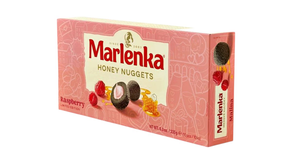 Marlenka honey nuggets raspberry