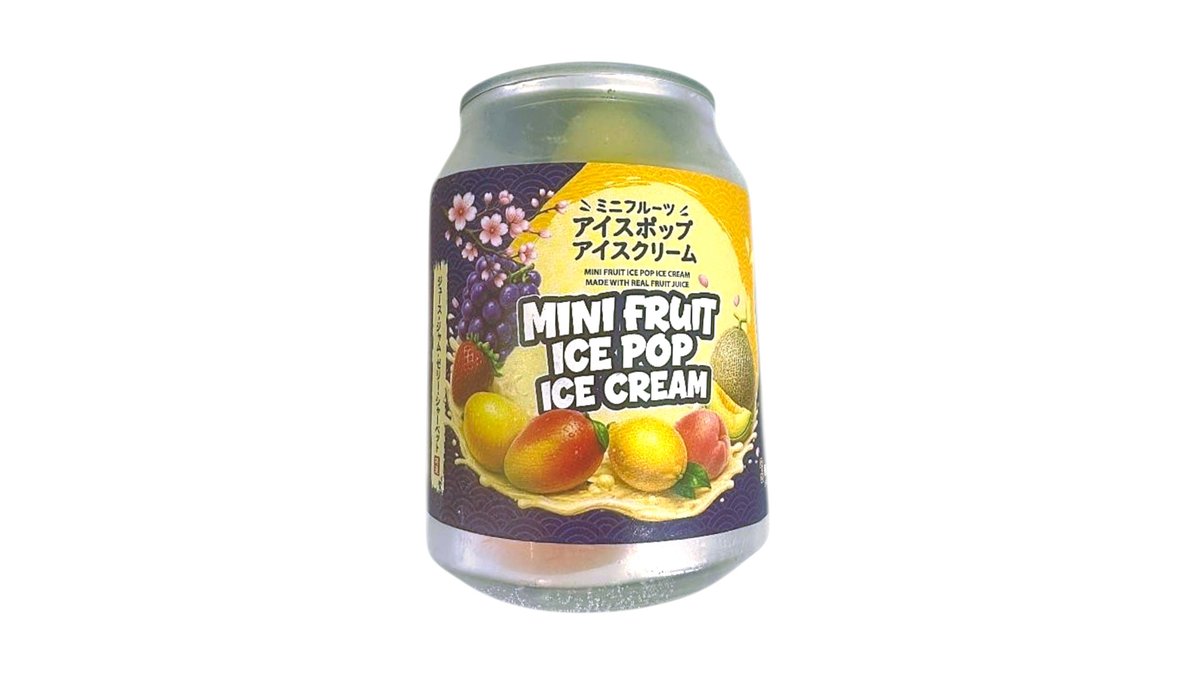 Mini fruit ice pop ice cream