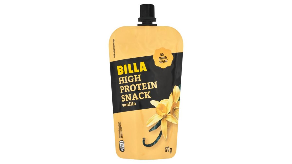 BILLA High Protein tvarohový dezert s vanilkou termizovaný 120g