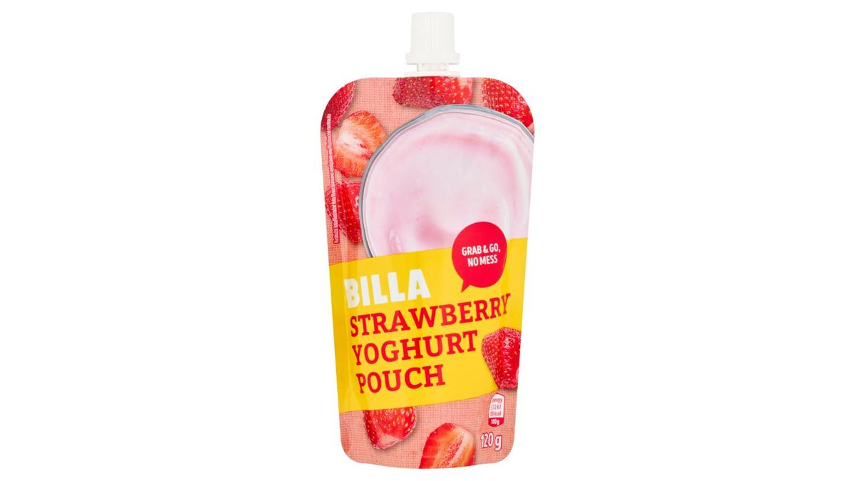 BILLA Jogurt jahodový 120g
