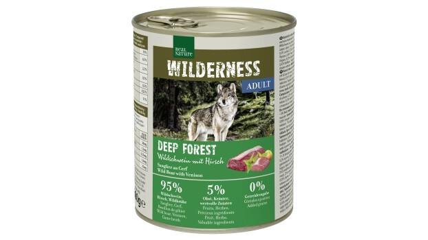 REAL NATURE WILDERNESS Nassfutter Hund, Adult, Deep Forest, Wildschwein mit  Hirsch 1x800 g | Fressnapf - Hannover | Wolt