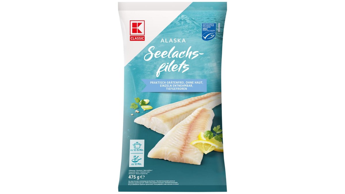 K-Classic Filet z aljaš.tresky glazované MSC 475 g