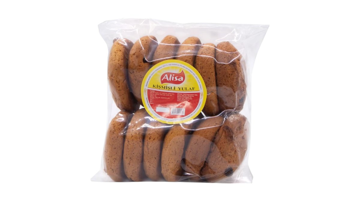 Alisa Yulaflı Peçenye Kişmişli 500qr