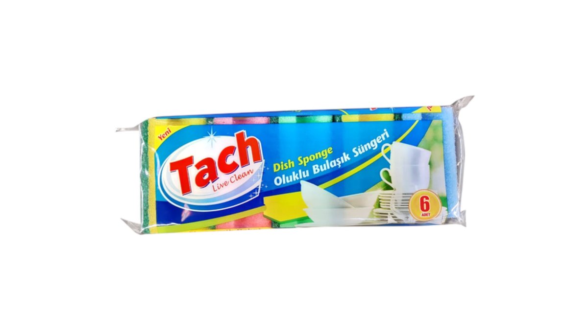 Tach Oluklu Sünger 5li