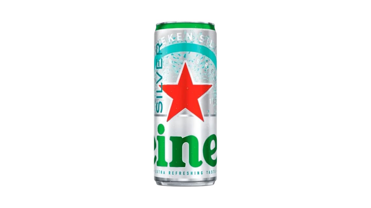 Пиво Heineken silver 4% 0,5 л ж/бан.
