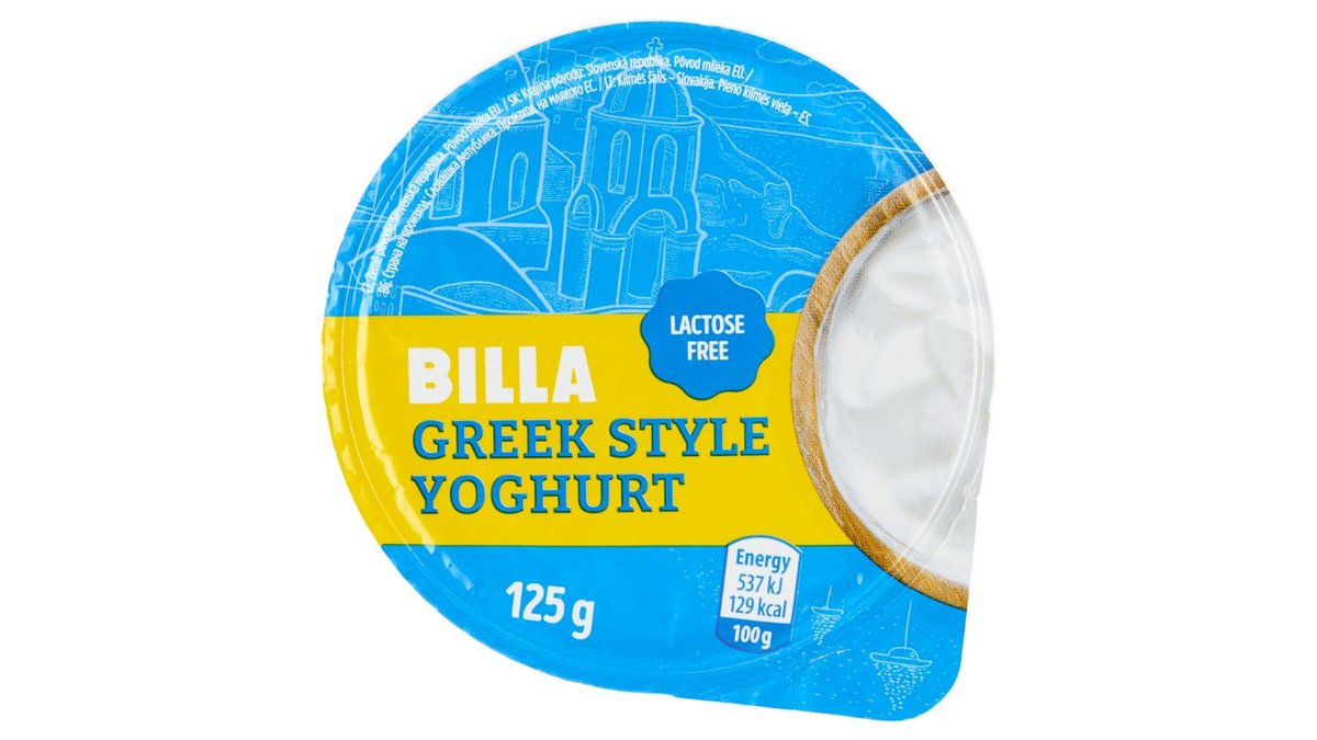 BILLA Jogurt bílý 125g