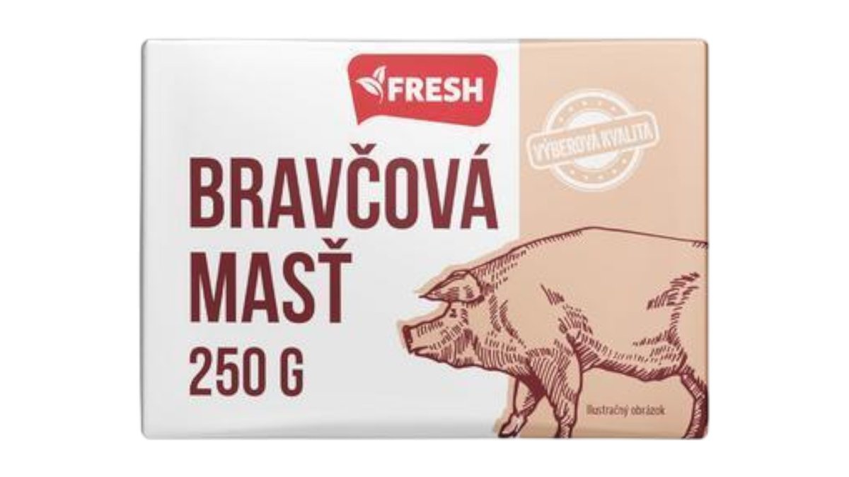 Fresh Bravčová masť škvarková, 250 g