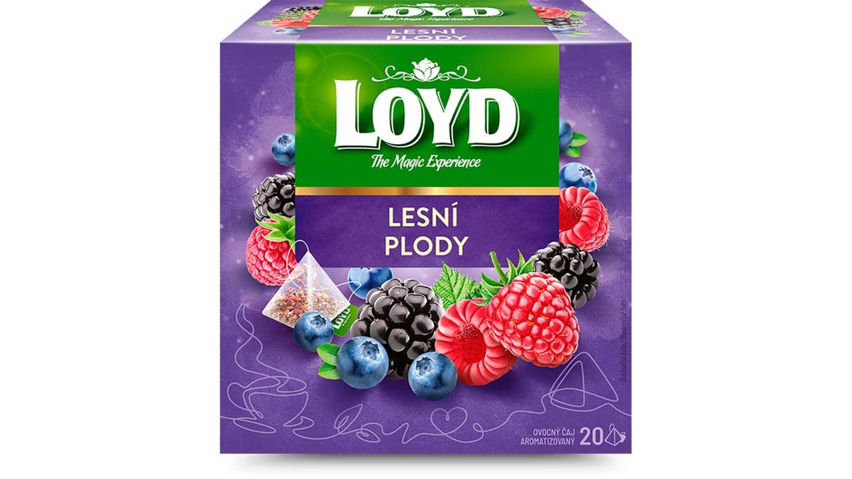 Loyd Ovocný čaj aromatizovaný lesní plody 20 x 2g (40g)
