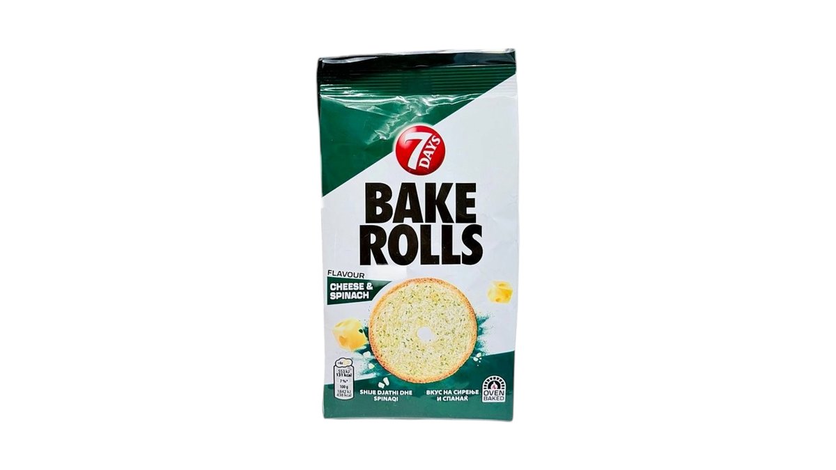 Bake Rolls Cheese&Spinach 80g