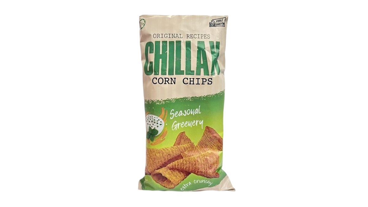 Chillax Corn Chips Seasonal Greenery 60g