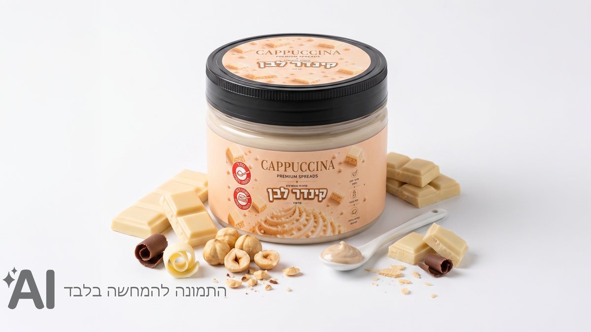 ממרח קינדר לבן פרווה
