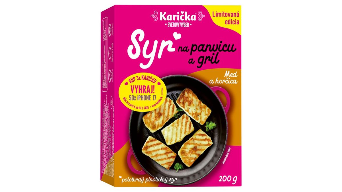 Karička Syr na panvicu a gril med a horčica 200 g